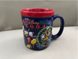 Walt Disney World 2004 Mickey Mouse and Friends Ceramic Mug NEW