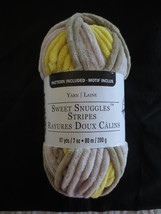 7 Oz. Loops & Threads Sweet Snuggles Stripes Polyester SM-13 Duckling Jumbo Yarn - $9.00