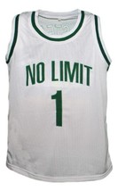 Master P #1 No Limit Basketball Jersey New Sewn White Any Size image 1
