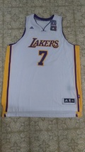 New Adidas Ramon Sessions Swingman #7 Los Angeles Lakers White Jersey Sz... - $100.00
