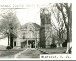 RPPC Putman County Court House Winfield West Virginia WV UNP Postcard O13 - $39.55