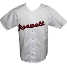 Joe Bauman Roswell Rockets Baseball Jersey Button Down White Any Size image 4