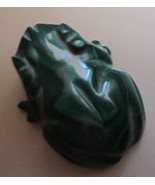 Carved Malachite Frog 76 gm - $45.00