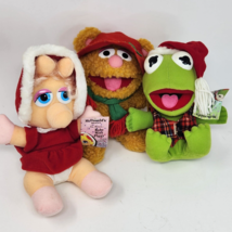 Vintage Mcdonalds Muppets Miss Piggy Kermit Fozzie Stuffed Animal Plush W/ Tags - $55.17