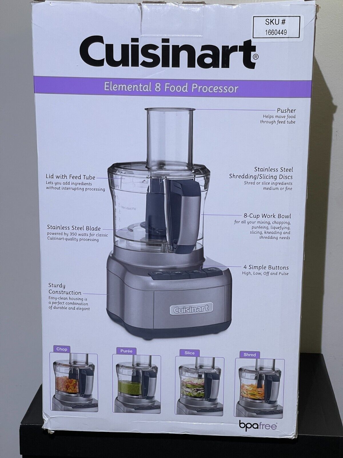 Cuisinart Pro Custom 11 Cup Food Processor Dlc-8s Series used once