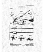 Pen or Pencil Grip Patent Print - Gunmetal - $7.95+