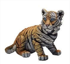 Tiger Cub Sculpture by Edge Sculpture Stunning Piece 9.5" Long Baby Wild Animal