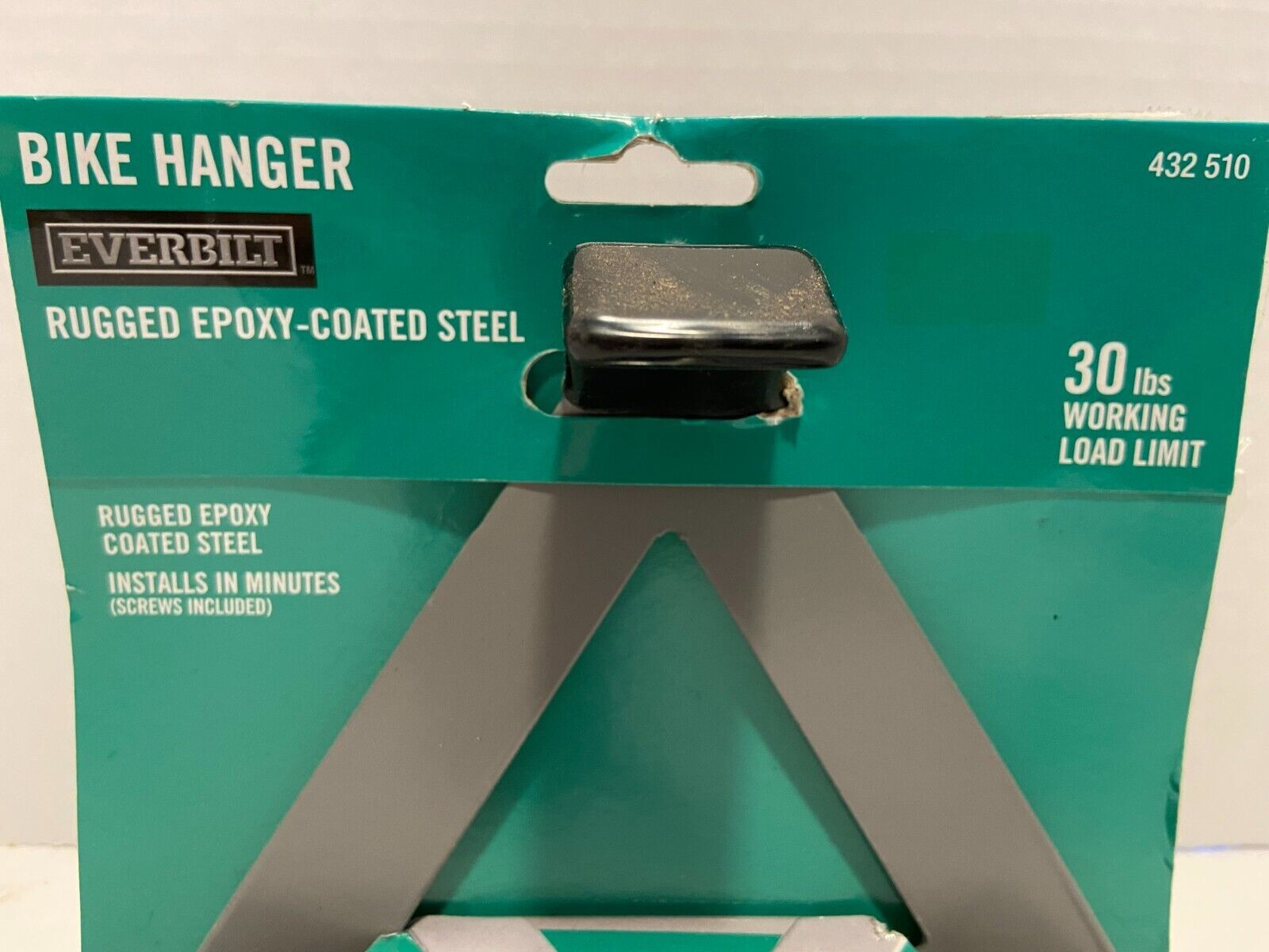 Bulk Everbilt 432 510 Rugged Epoxy Coated Steel Wall 30lb Bike Hanger Bike Stands & Storage