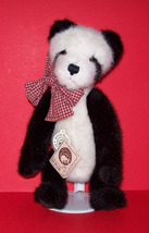 Domino Boyds Bears Plush Panda  #57004-07 A5 - $18.00