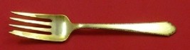 William and Mary Vermeil By Lunt Sterling Silver Salad Fork 6&quot; Gold - $98.01