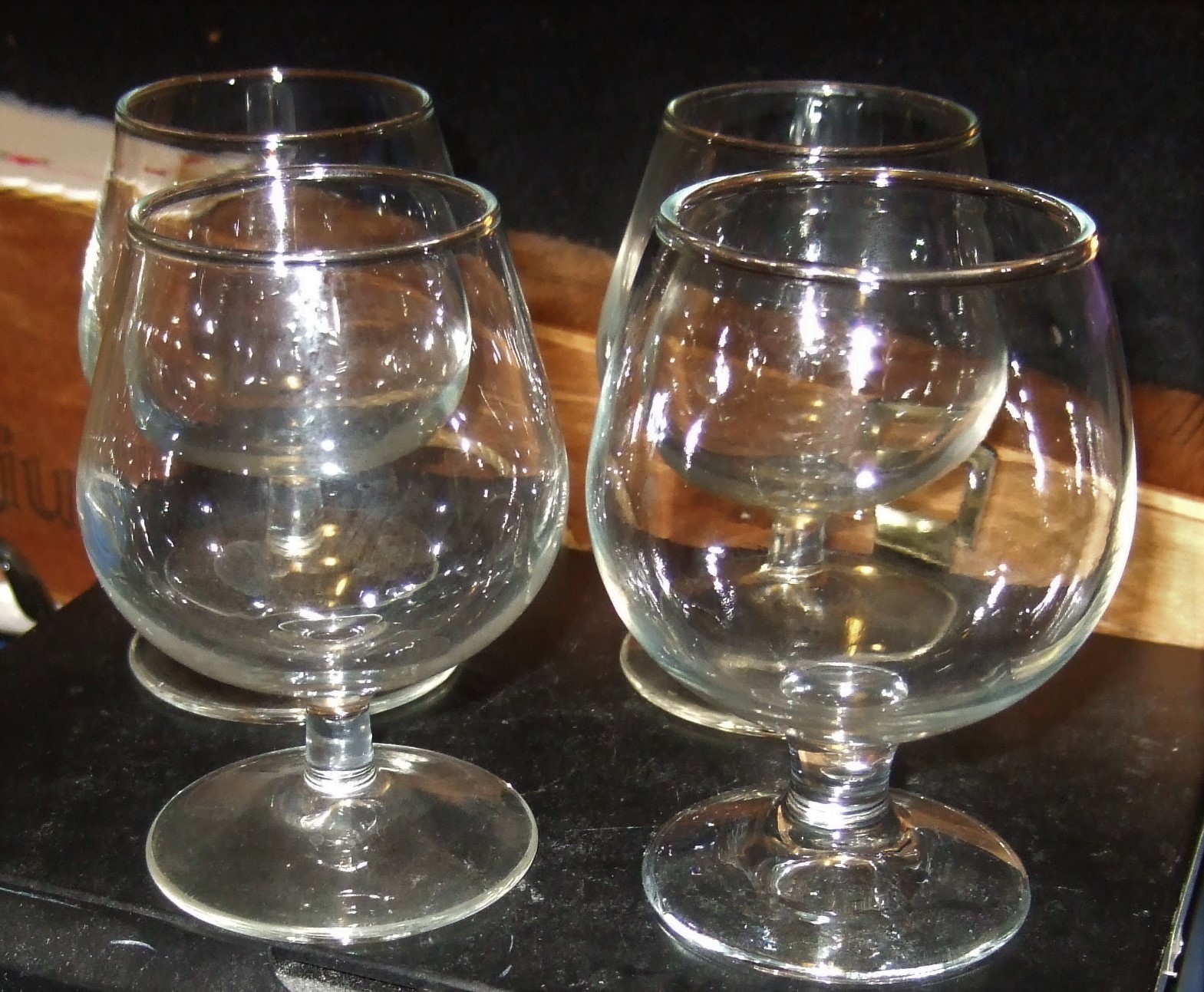 Brandy Snifters Set of 4 Glassware