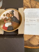 Norman Rockwell Collector Plates Limited Ed Knowles w/COA Gossiping in t... - $19.79