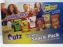 Utz Potato Chips, Cheese Curls, Pretzels, Party Mix 28 Count Variety Sna... - $34.60