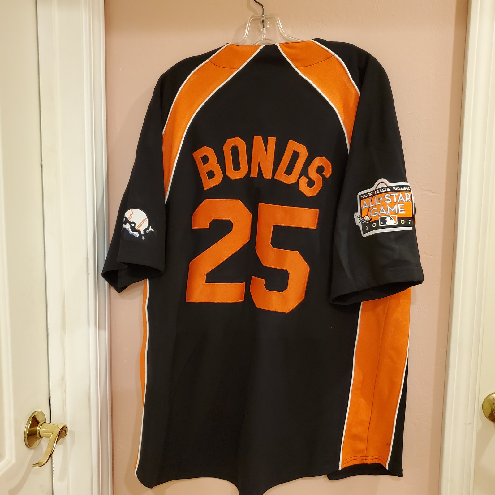 MLB Russell Athletics San Francisco Giants #25 Barry Bonds Jersey