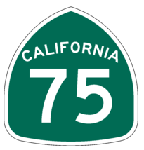 California State Route 75 Sticker Decal R992 Highway Sign Road Sign - $1.45