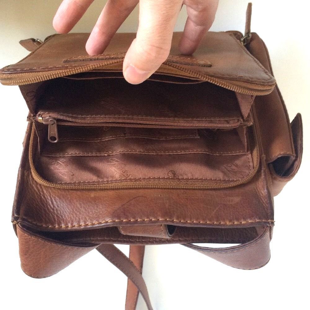 Fossil, Bags, Vintage Fossil Bag Purse Leather Key Shoulder