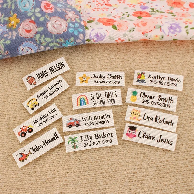 Custom ing Labels,School Labels,Personalized Names, Name Tags,Clothing