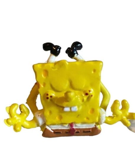 spongebob squarepants yoga pose mini figure 1:32 scale diorama zen Cake ...