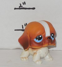 Littlest Pet Shop St Bernard Puppy Dog 76 LPS Blue Eyes