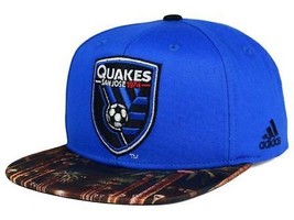 San Jose Earthquakes F.C. Skyline Adidas MLS Soccer Team Logo Snap back Cap - $22.75