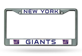 New York Giants G-Men Laser Chrome License Plate Frame