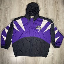 Colorado Rockies Men’s Sz XL MLB Genuine Merchandise By Apex One Jacket Hood Vtg - $74.44