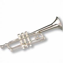 Silver Trumpet 1.729/2 Reutter Porcelain Music DOLLHOUSE Miniature - $27.03