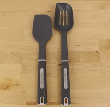 CALPHALON black & gray nylon Plastic Slotted Spatula &