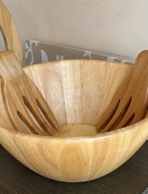 target bamboo bowl with hands - $12.87