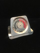 Vintage Acu-Rite refrigerator thermometer - fold up, giveaway item