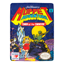 Muppet Adventure NES Box Retro Video Game By Nintendo Fleece Blanket - $45.25+