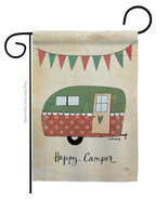 Camper Garden Flag Camping 13 X18.5 Double-Sided House Banner - $19.97