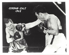 Tony Zale Vs Marcel Cerdan 8X10 Photo Boxing Picture - $4.94
