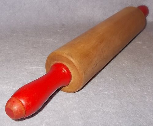 VTG FOLEY SIGNED 18” SOLID MAPLE ROLLING PIN