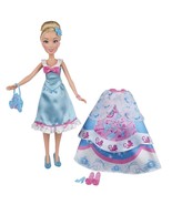 Disney Princess Cinderella Layer n&#39; Style Doll in Blue Pink by Hasbro - $24.49
