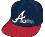 MLB ~ ATLANTA BRAVES Cap Cross Stitch Pattern - $3.95