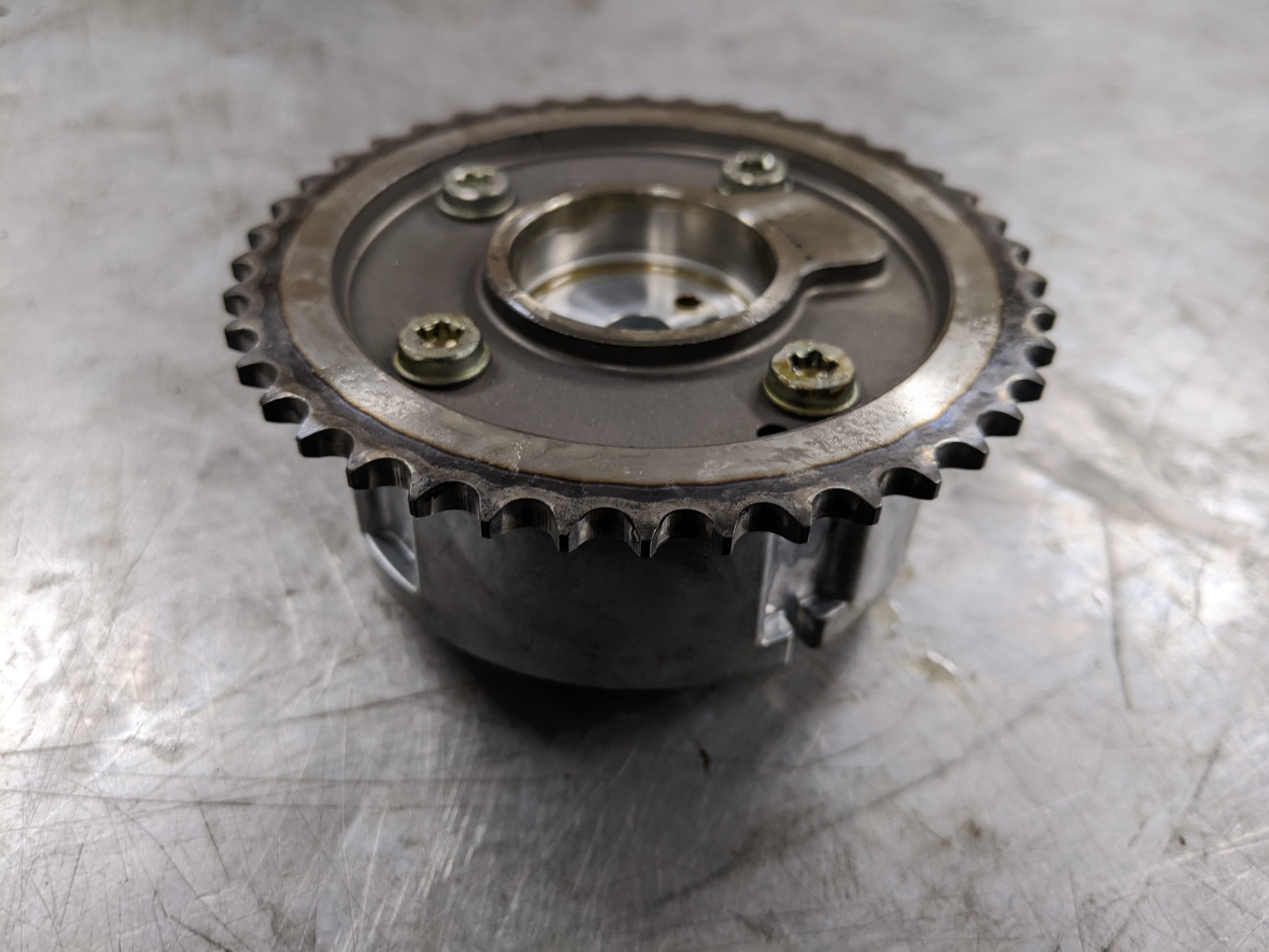 Exhaust Camshaft Timing Gear From 2018 Kia Sportage 2.4 243702G750