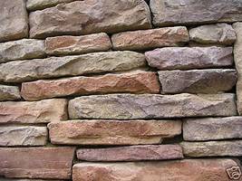 #ODL-01 - 16 STONE MOLDS MAKE LEDGESTONE VENEER FOR HOME & GARDEN FOR PENNIES EA image 2