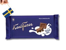 1 Bar of Karl Fazer Milk Chocolate bar 145g (5.11 Oz), Finnish chocolate, chokla - $7.50