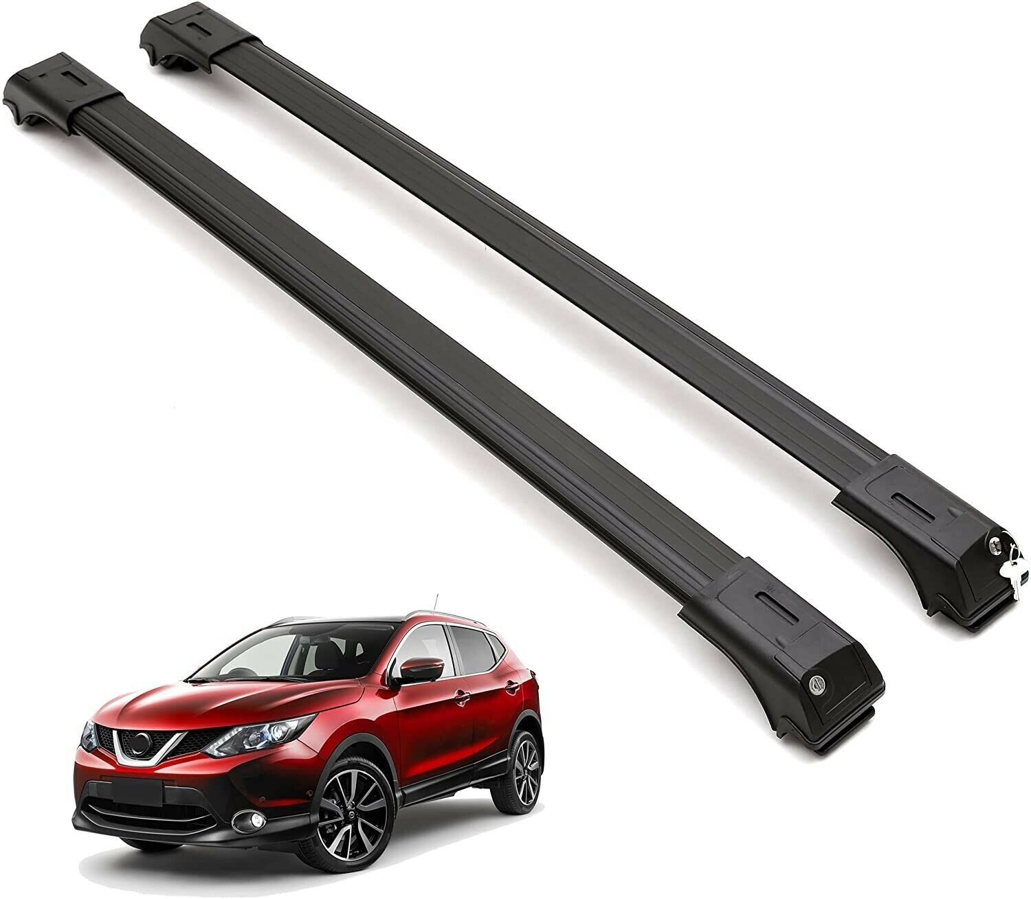 Roof Rack Cross Bars Cross Rails Black and 50 similar items