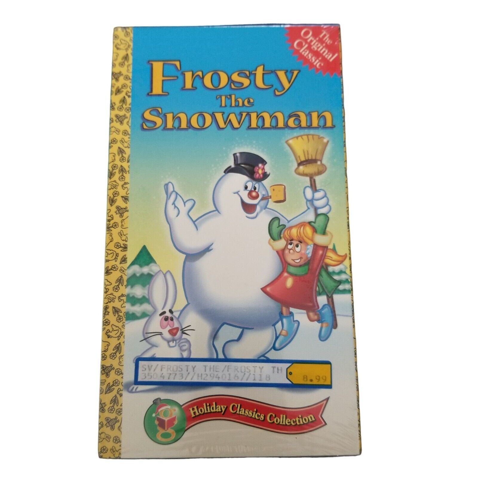 Frosty The Snowman Vhs Video Tape Original Christmas Classics Rankin Golden Book Vhs Tapes 8498