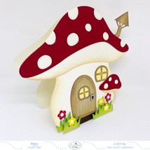 Mushroom House Folding Card Die Set. Elizabeth Craft Designs CLEARANCE image 2