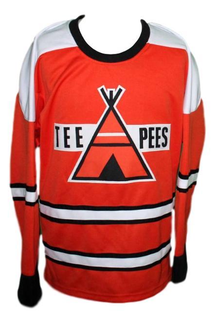 Stan mikita st catharines teepees retro hockey jersey orange  1