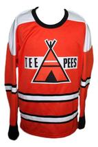 Any Name Number St Catharines Teepees Retro Hockey Jersey Mikita Orange Any Size image 1