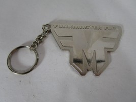 Vintage FUNKMASTER Flex Keychain Silver Metal - $5.93