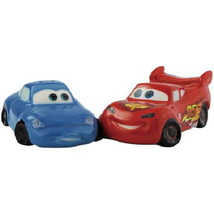 Disney's Cars Lightning McQueen & Sally Ceramic Salt and Pepper Shakers Set NEW - $30.95