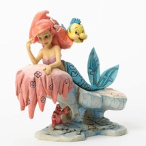 Disney Ariel Figurine Little Mermaid Movie Jim Shore 25th Anniversary 7" Long