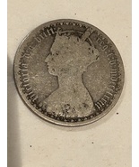Antique British Coin, Victorian One Florin Coin, Queen Victoria Gothic F... - $278.00