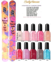 Sally Hansen Hard As Nails Nail Color Collection Of 10 Shades (Full Size Bott... - $29.99