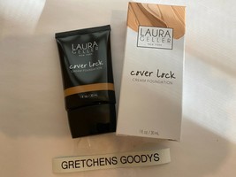 Laura Geller Cover Lock Cream Foundation Sand Full Size NIB - $11.57